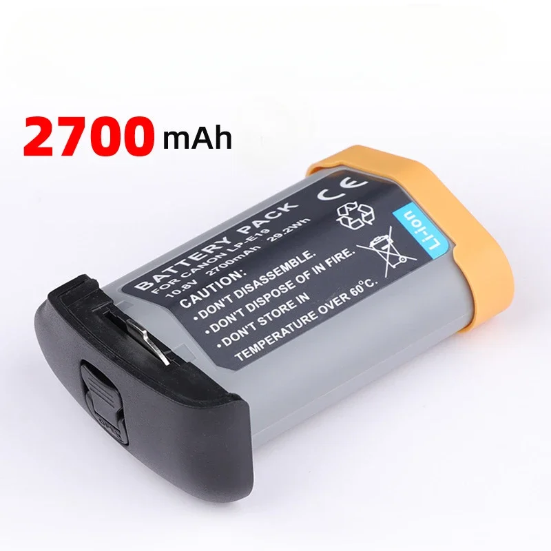 NEW LP-E19 LP E19 10.8V 2700mAh Battery for Canon-1DX 1DX MarK2 Mark3 MARK4 1DS SLR Cameras Baterias  EOSR3 1DX MarkII 1DX2 1DX3