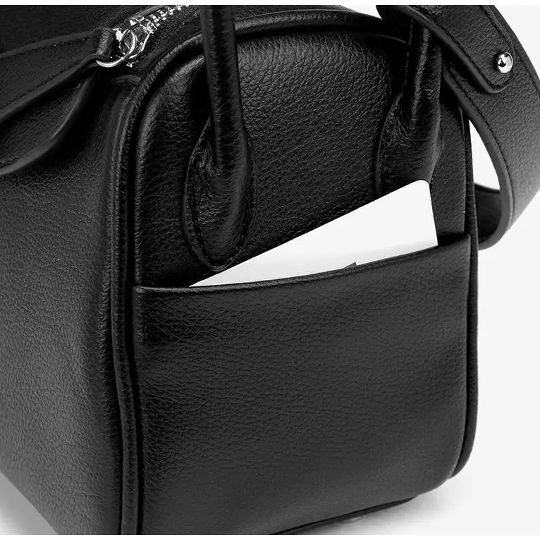 Lychee-Patterned Handbag Shoulder Bag PU Leather Women's Bag Textured Handbag Versatile Fashion Crossbody Soft Large Capacity - Image 6