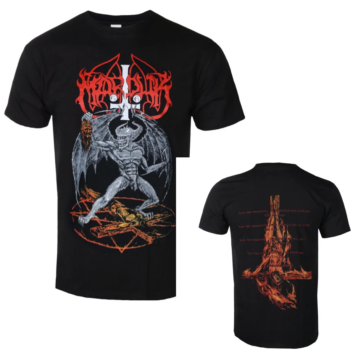 Camiseta de Algodón con Gráfico de Marduk 2026, Unisex, de Verano, Manga Corta, Marca de Moda, Estilo Casual, Vintage y de Lujo