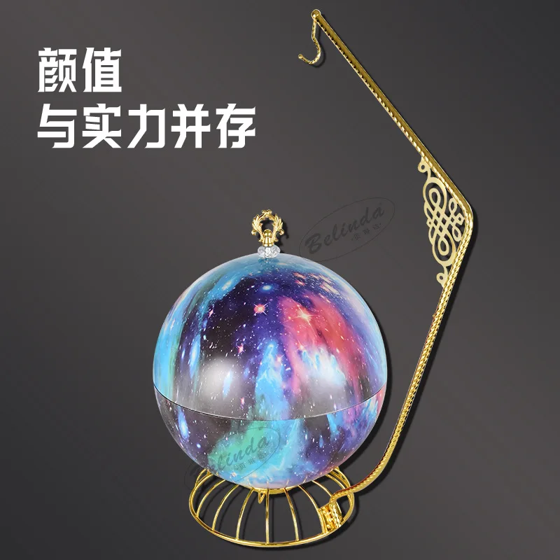 New Stainless Steel Buffet Furnace Hotel Insulation Furnace Star Color Round Heatable Buffy Furnace