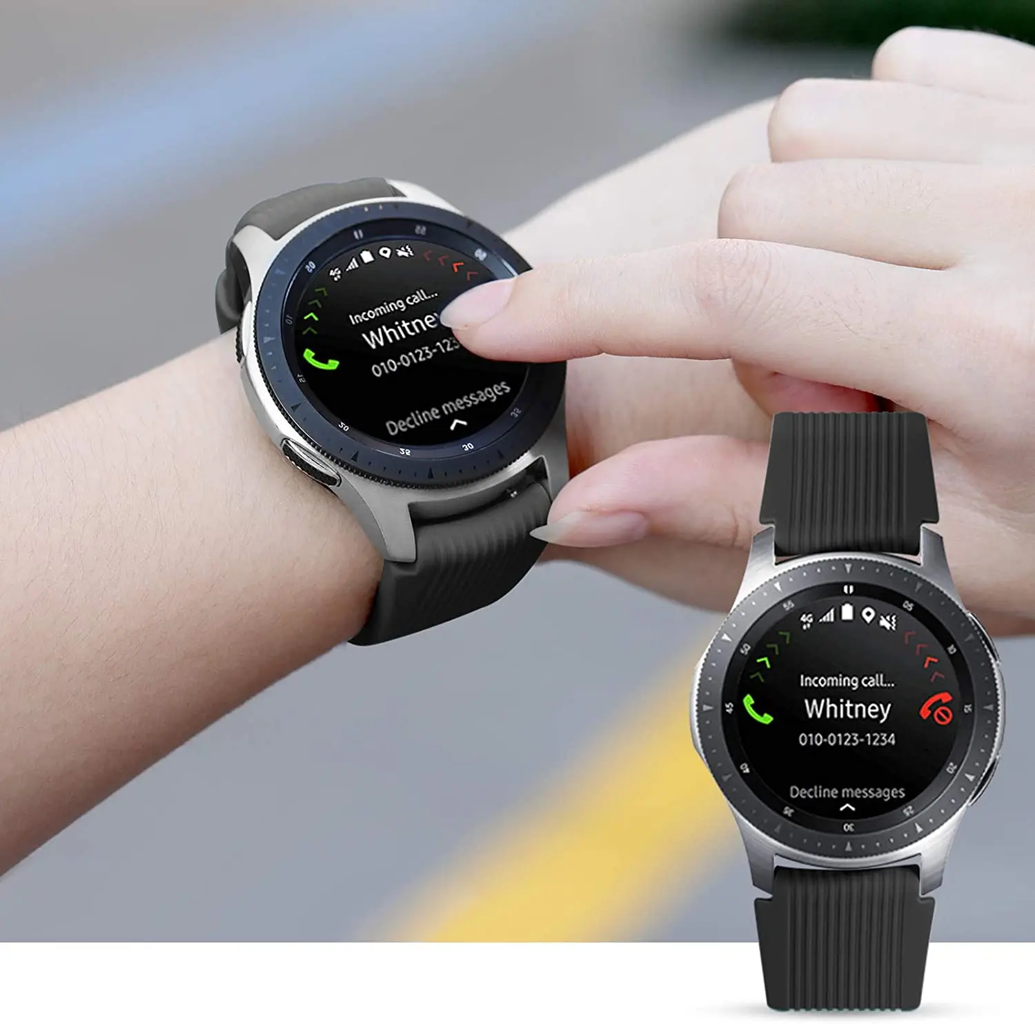 Pulseira de relógio de silicone para Samsung Galaxy, pulseira esportiva, pulseira, Amazfit GTR, GTS, Huawei, GT3, GT3-2 Pro, 46mm, 22mm, 20mm