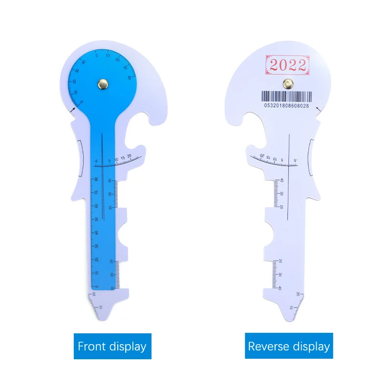 Eyeglasses Accessories Set With Multifunctional Frame Measuring Tool Plastic Pupillary Distance Ruler