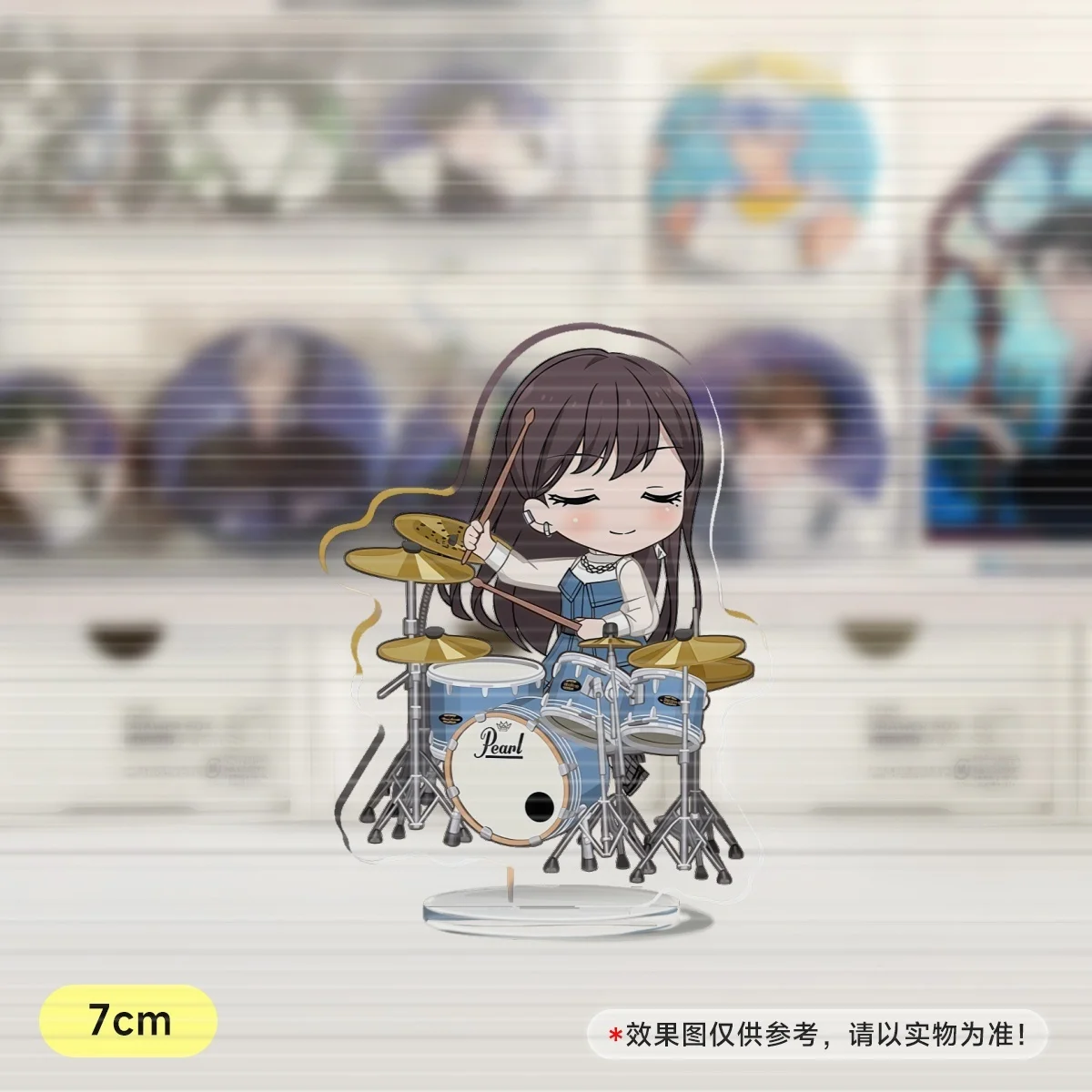 أنيمي BangDream MYGO الاكريليك الشكل حامل نموذج أنون Chihaya مكتب الديكور جمع لوحة لعبة هدية