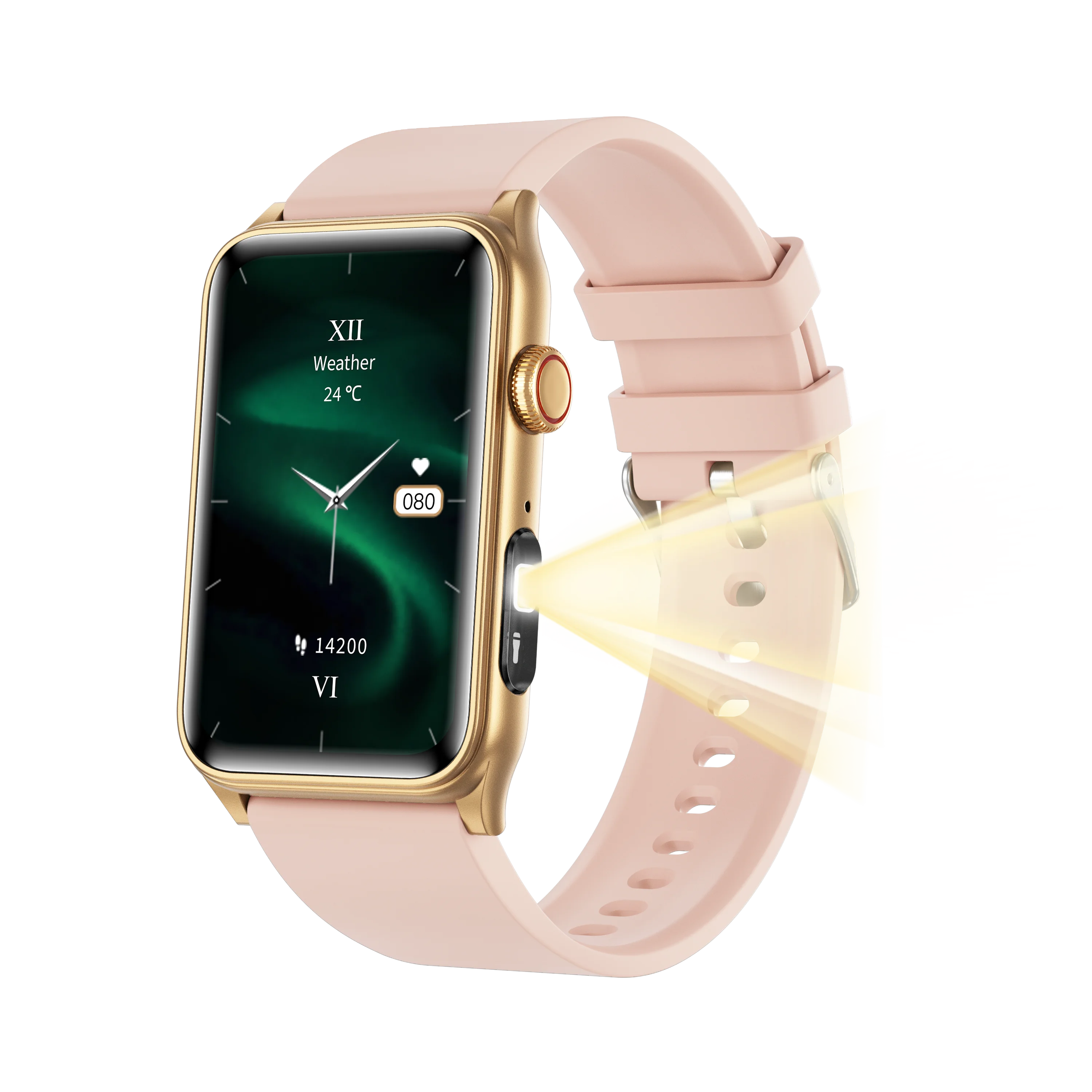 

Новинка 2025 года, умные часы с отслеживанием здоровья, кровяное давление, пульс, температура тела, 200 + массивный циферблат, голосовой Bluetooth, умные часы с вызовом