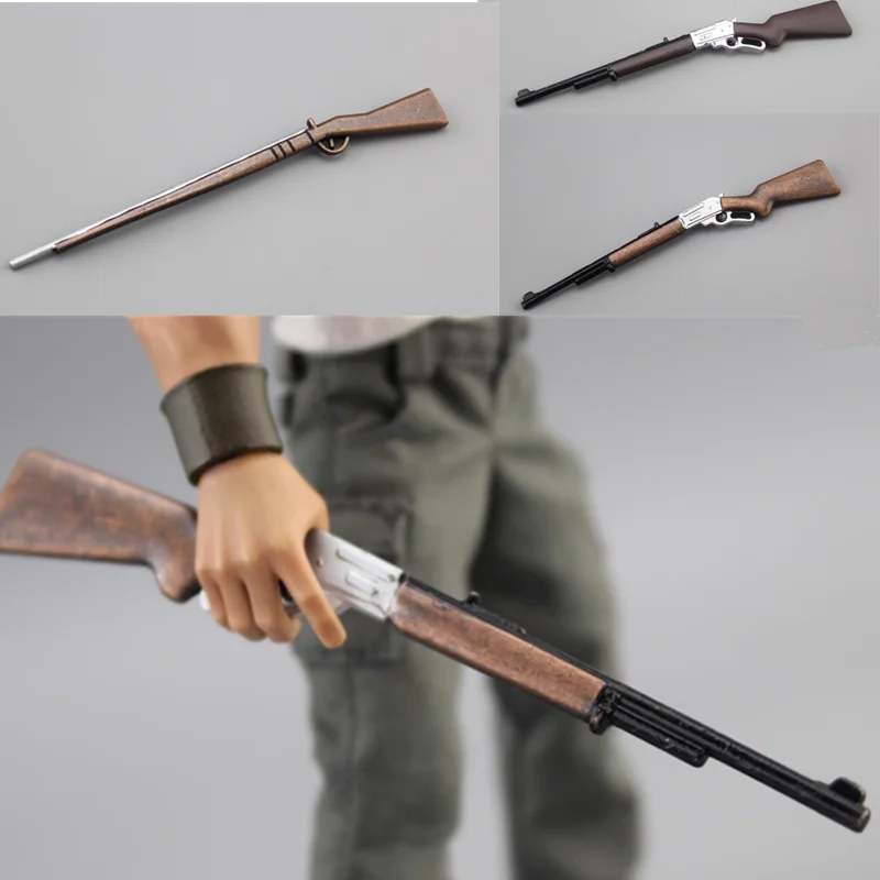 1:12 Scale Diecast Model Gun Win94 11/Huntinggun Weapon Toys For 6 Inch Action Figure Scene Accessory Body Collection Fans Gifts