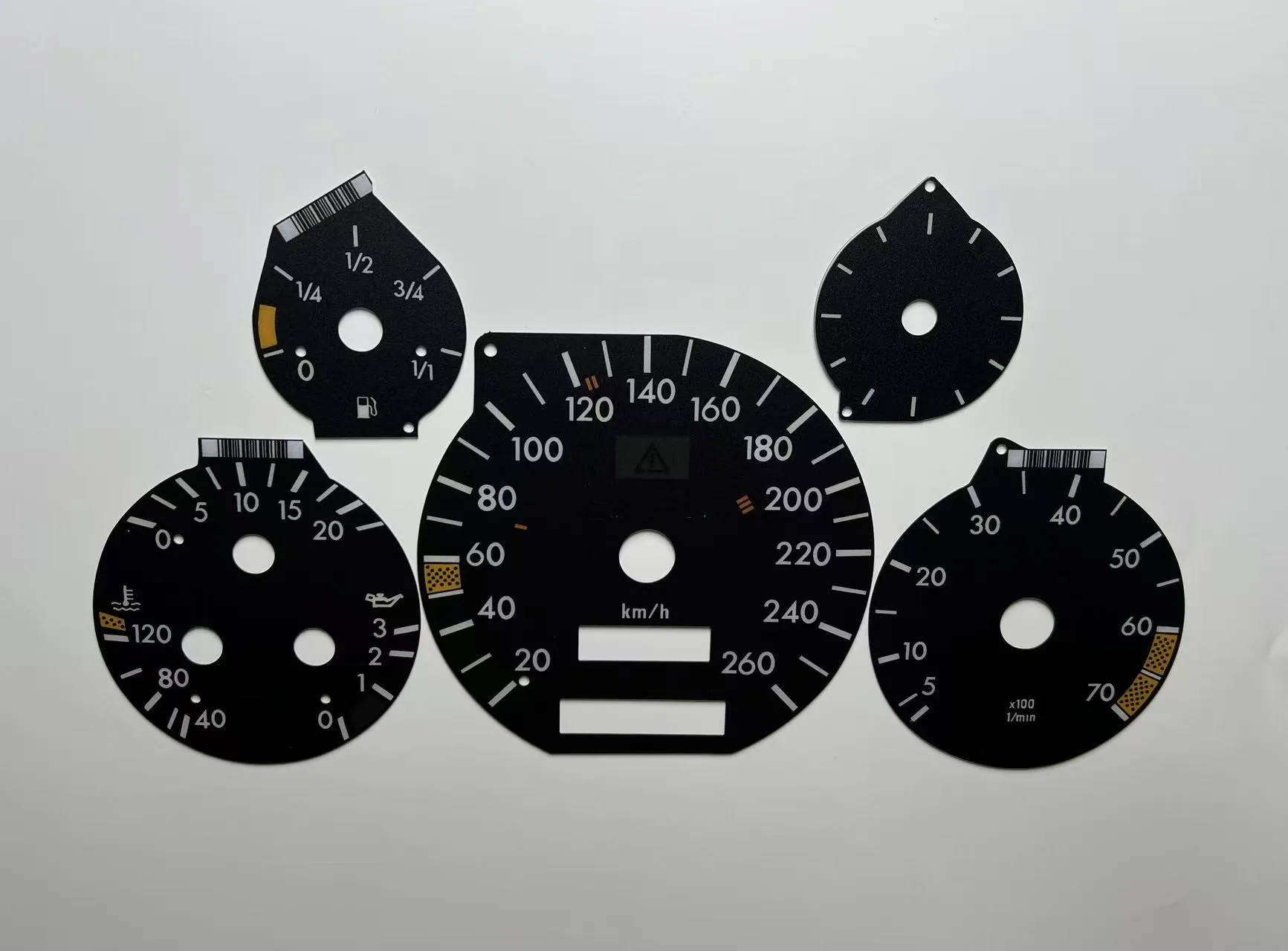 

Speedo Dials Cluster Face for Mercedes W140 R129 Analogue Instrument Cluster Disc GAUGE Face disc