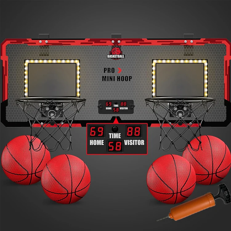 ألعاب الرماية الرياضية الداخلية والخارجية، لعبة كرة السلة المزدوجة للأطفال