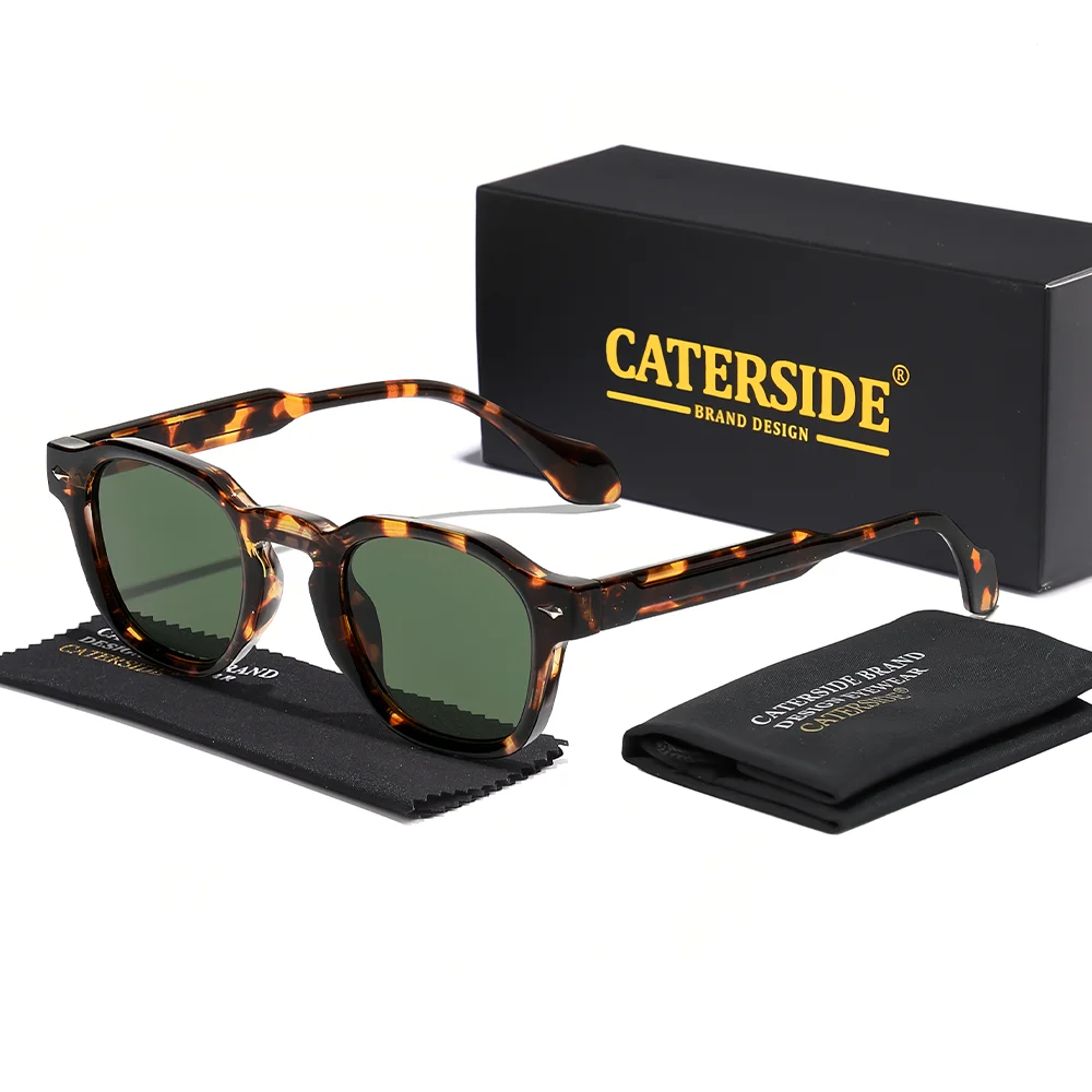 

CATERSIDE новые мужские круглые солнцезащитные очки персонализированный брендовый дизайн ретро солнцезащитные очки женские путешествия пляжные деловые очки UV400