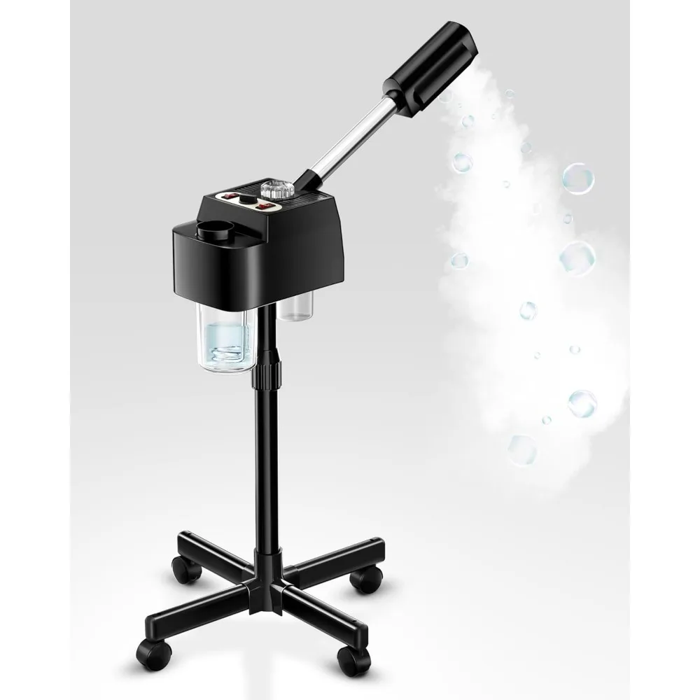 Facial Steamer Professional, Steamer for Face with Time Setting, Deep Cleaning, Vaporizador Facial for Esthetician