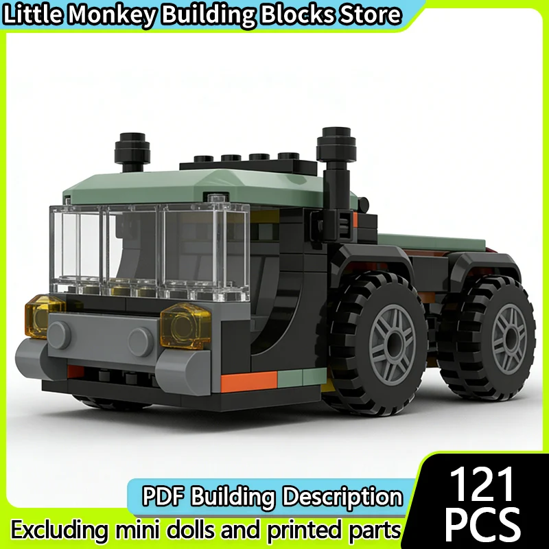 

Speed Racing Car Model MOC Building Bricks Classic Low Truck Modular Technology Children Holiday Gifts Assemble Toys Suit