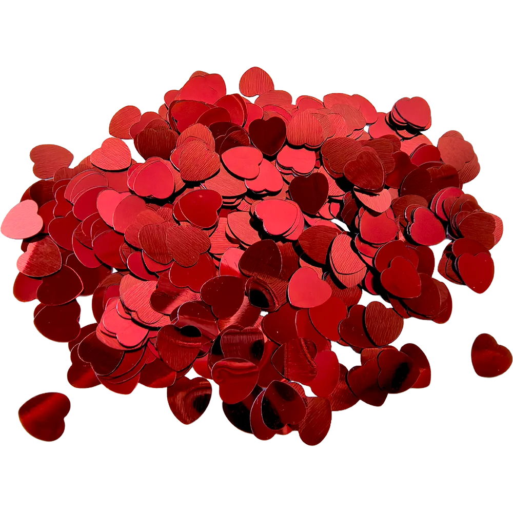 Confeti del Día de San Valentín de 15g/30g/60g, confeti rojo con forma de corazón de amor para fiesta de boda, decoración de mesa, confeti con purpurina para fiesta del Día de San Valentín