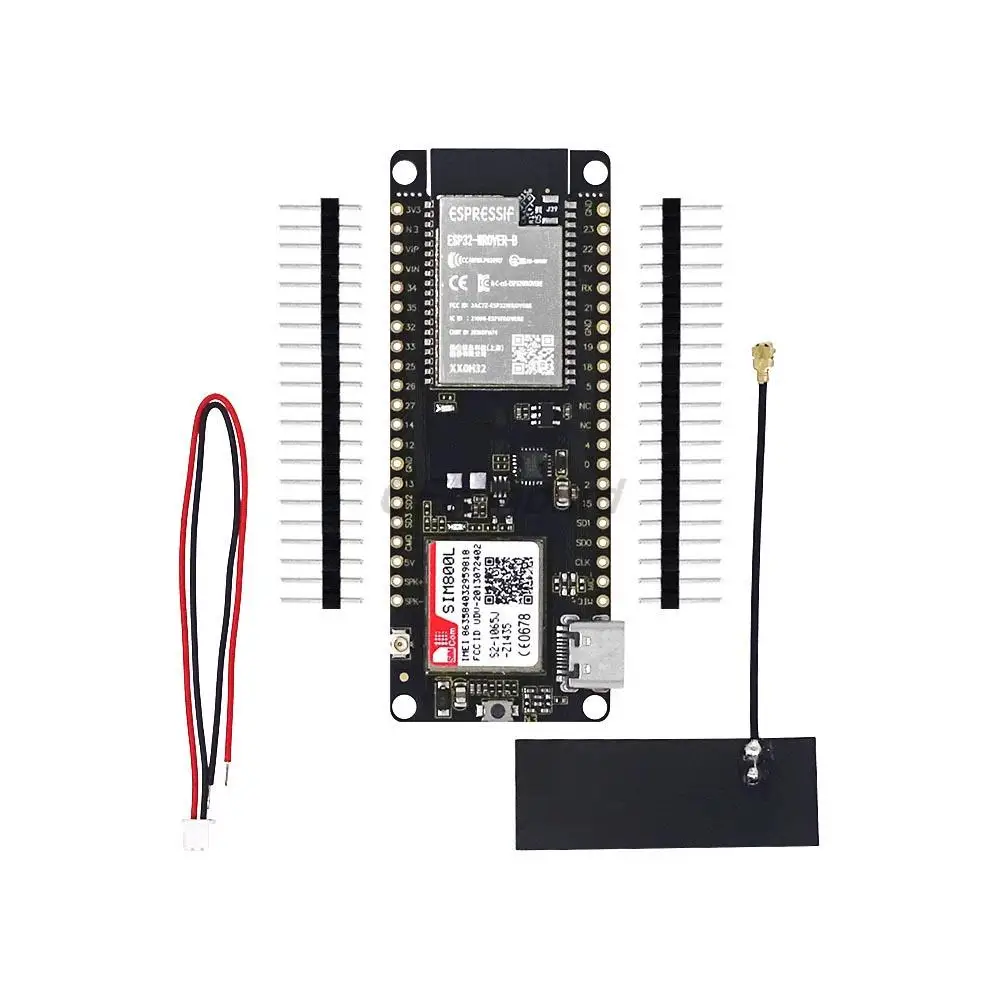 Modulo ESP32 con Antena SIM800L y Conexión WiFi/Bluetooth: La Solución Ideal para Proyectos IoT con Termistor Integrado