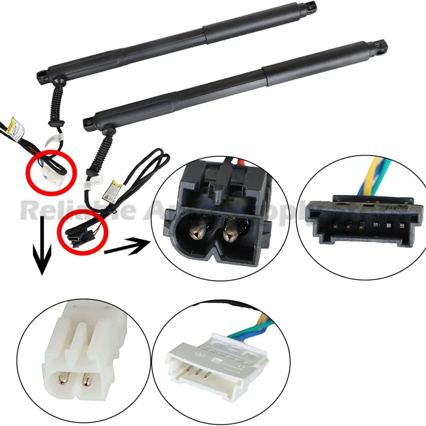 

1 Pair For X5 E70 E70LCI 51247332695 51247332696 Electric Tailgate Strut Fast Delivery High Quality Product