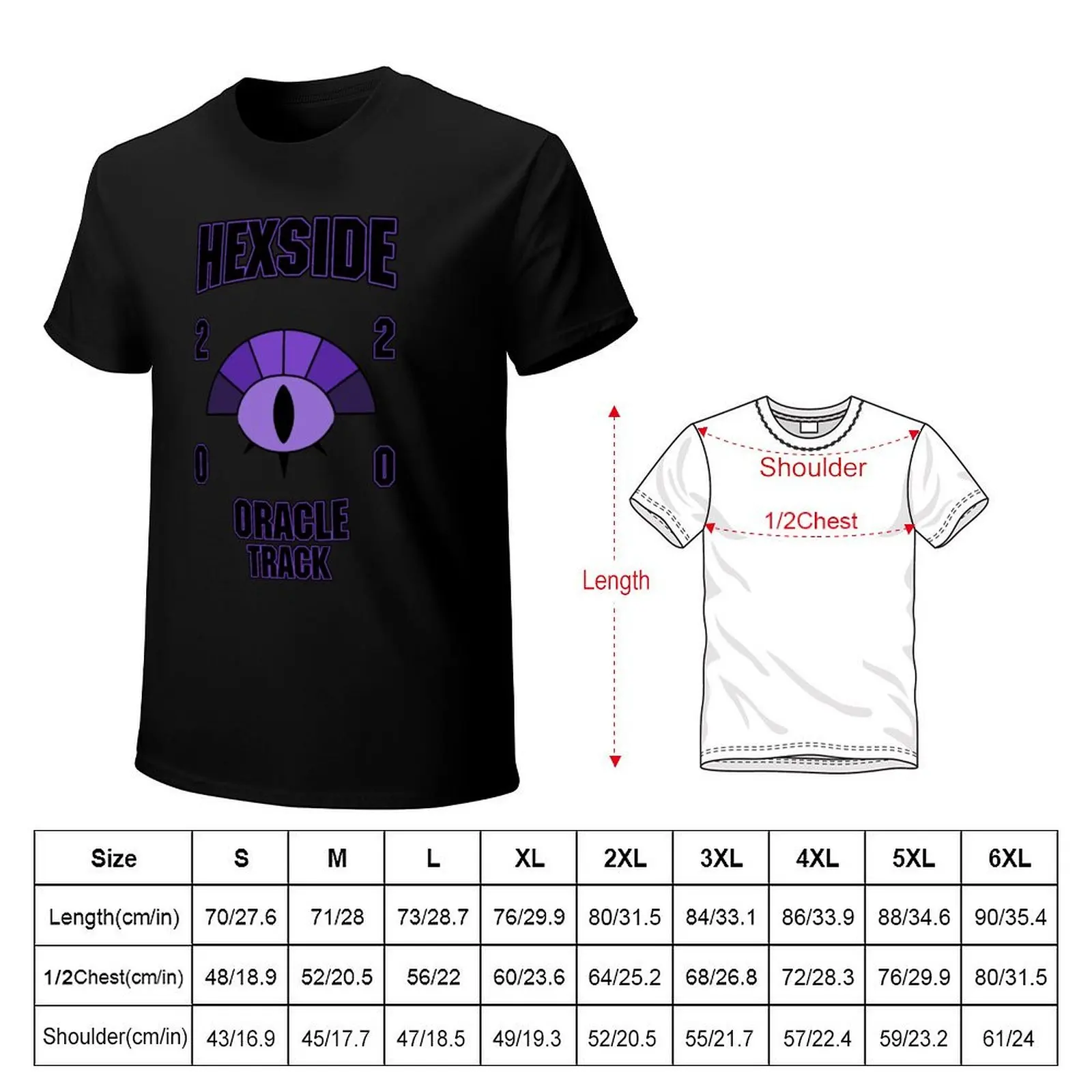 Hexside - Oracle Track T-Shirt Classic Graphic Short Sleeve Top