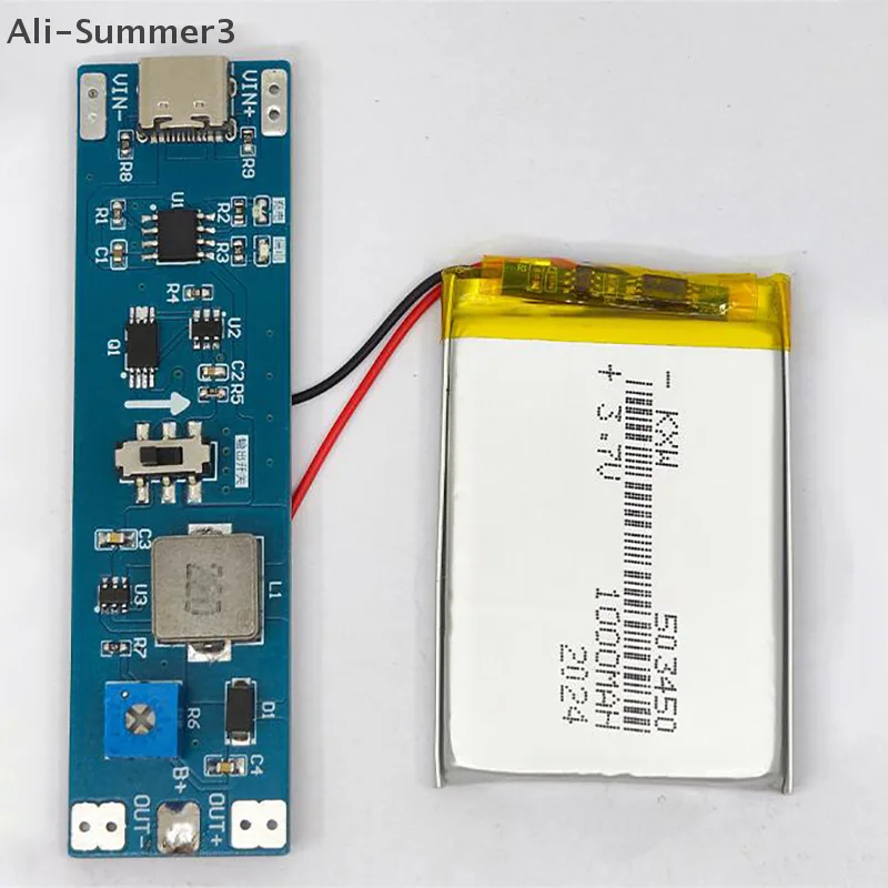 3,7 V 9 V 12 V Typ-C Lithium-Batterie-Ladegerät/Entladegerät Booster/Regler-Modul Boost Step Up-Modul USV-Stromversorgung