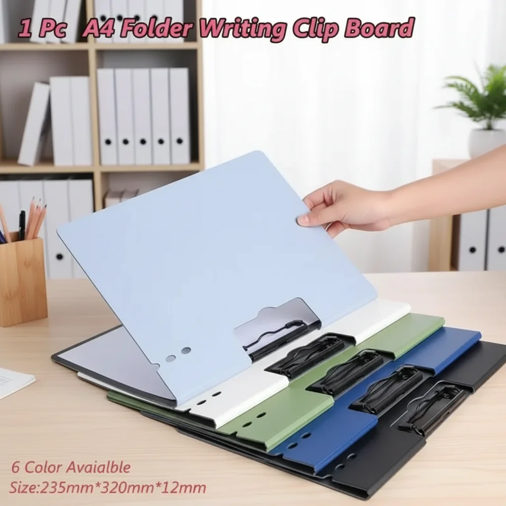 

Горизонтальный буфер обмена формата А4, блокнот для письма, папка, портативные канцелярские принадлежности, доска с зажимом для студентов и профессионалов