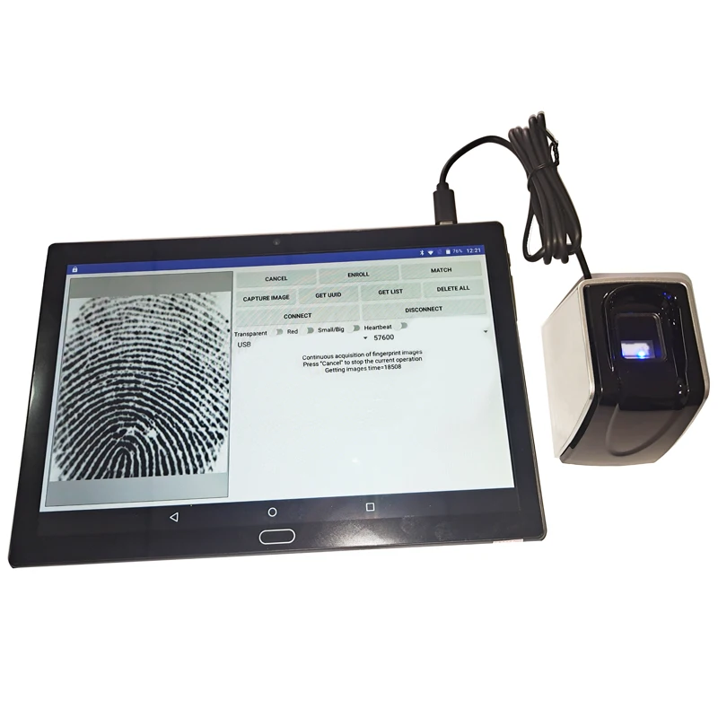 2026 Type C Android Fingerprint Reader Scanner With Free SDK For Bank Government Telecomm GSM Identity Registration