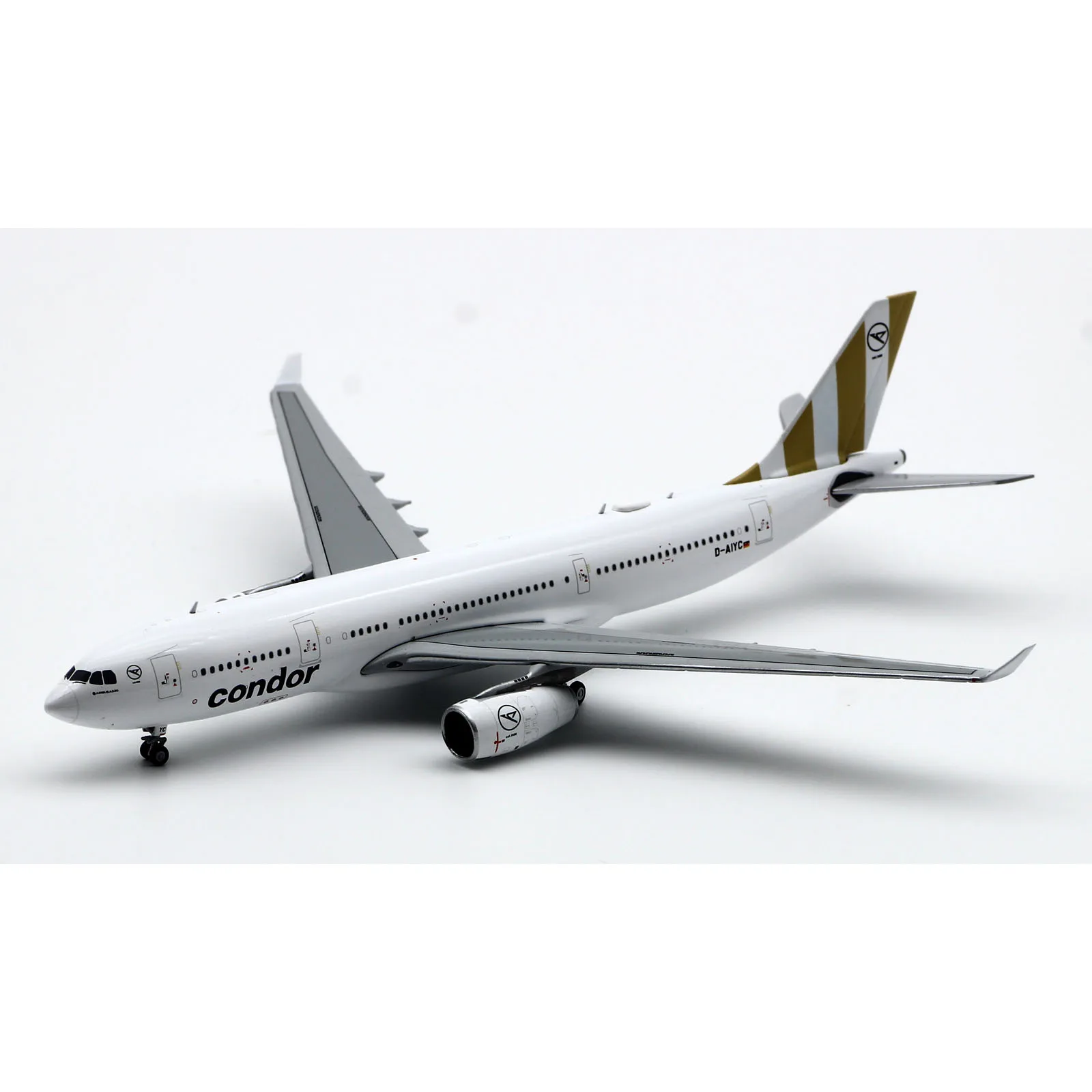 XX40115 Alliage Collection Avion Cadeau JC Ailes 1:400 Condor Airlines Airbus A330-200 Moulé Sous Pression Avion Jet Modèle D-AIYC Avec Support