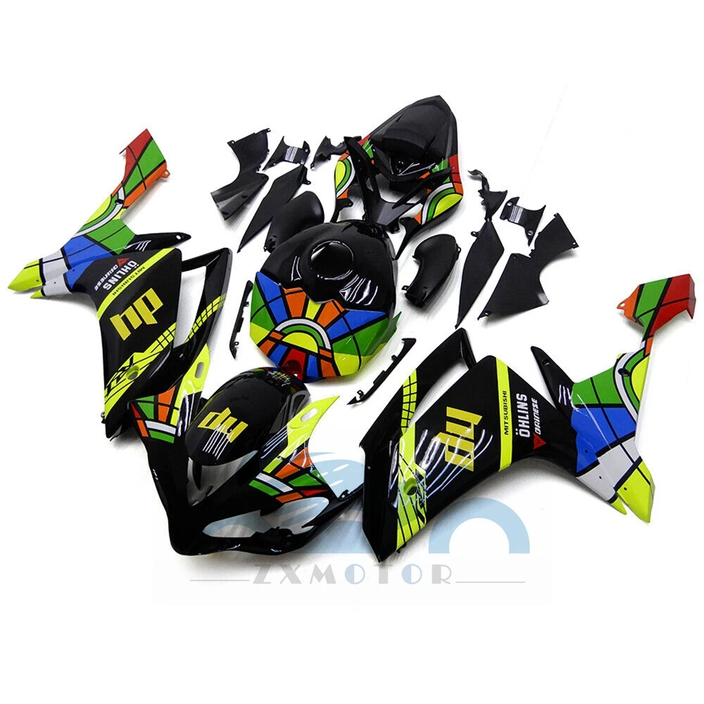 Cool Cartoon stickers Motorcycle Fairing Kit For YAMAHA 07 08 YZF-R1 YZF R1 2007 2008 YZFR1 Free Custom Fairings set