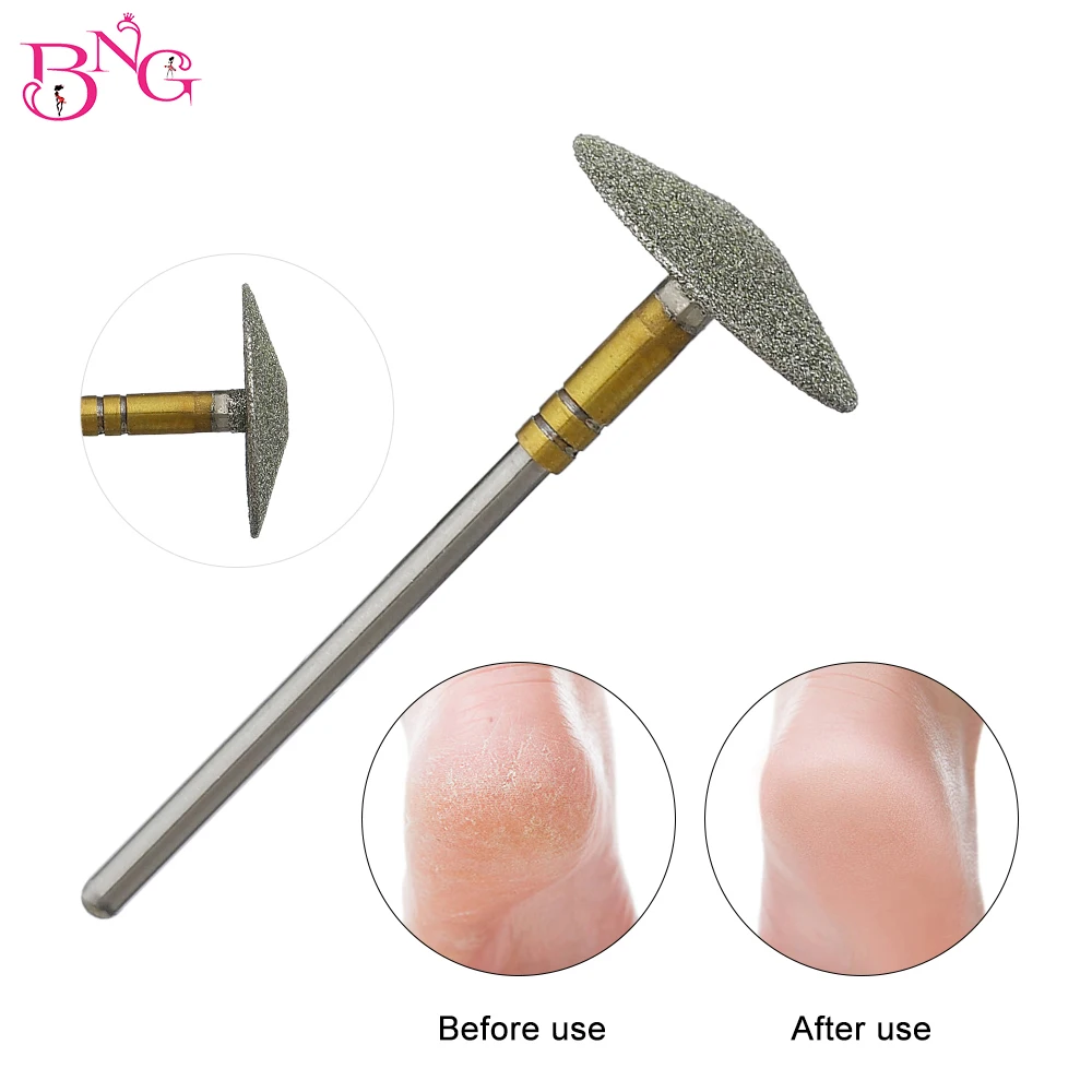 Diamond Nail Drill Bit Sanding Band Rotary Burr Foot Rasp Cuticle Cutters for Manicure Pedicure Disc Nozzles Tool Accessories