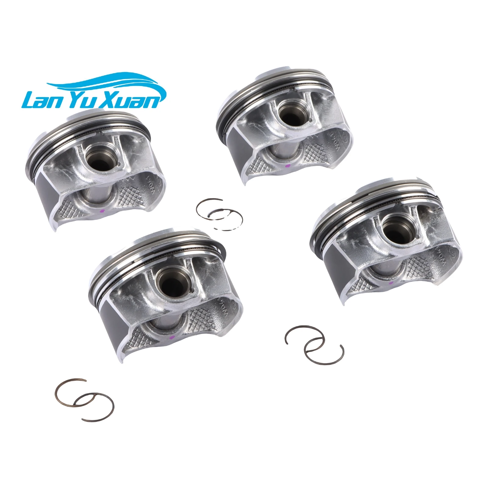 4pcs Piston&Ring Set Ø77mm For MINI Cooper Countryman Paceman N13 N18 BMW 116i 118i 11257601181 WG1261177 8744480000 11257601077