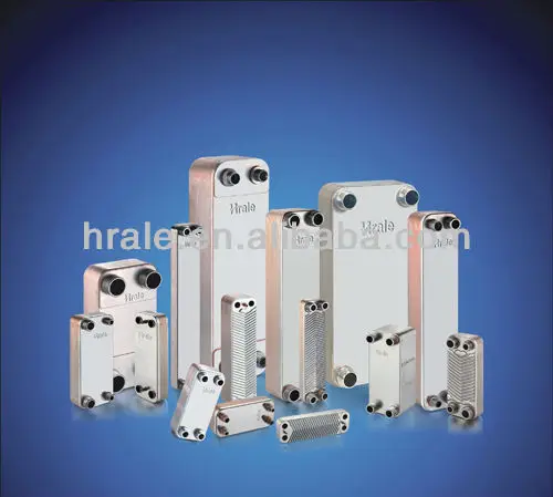 High efficiency plate type oil cooler, brazed plate heat exchanger oil cooler