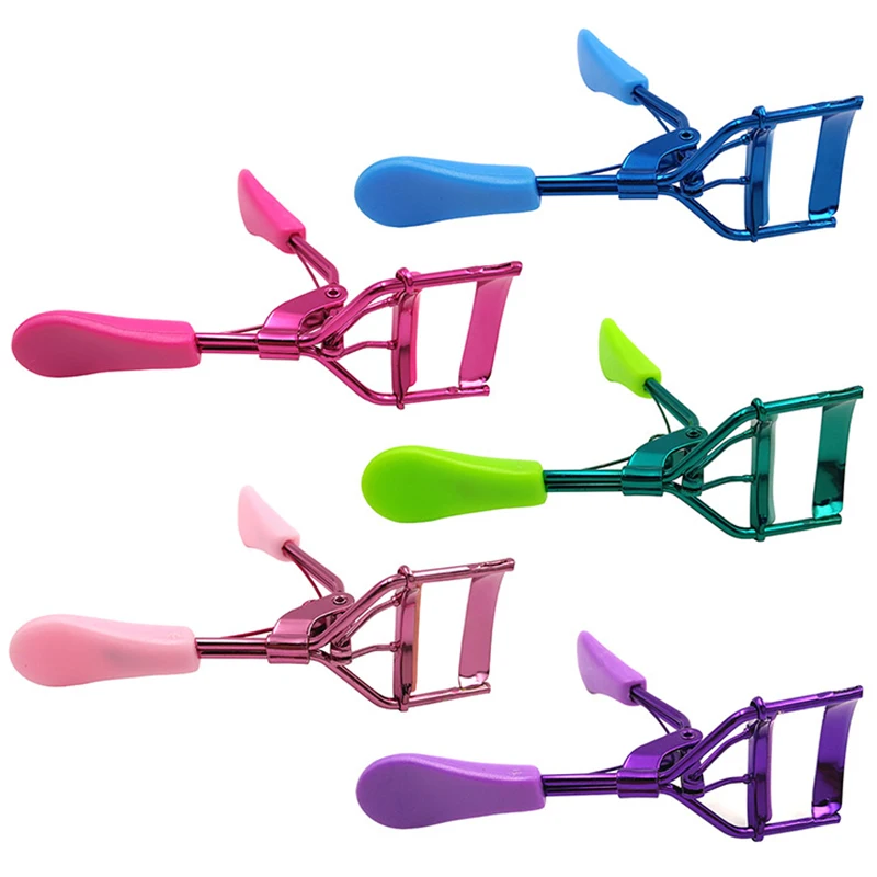 1pc Eyelash Curler Makeup Beauty Tools Long Lasting Lashes Curling Applicator Colorful False Lashes Clips Not Hurting Eyelashes