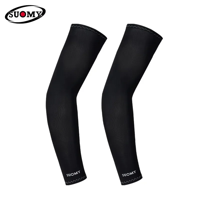 

SUOMY Motorcycle Ice Sleeve Elbow Pads Sunscreen Breathable Sweat Absorbent Riding Sports Arm Sleeves Ice Silk Sleeves