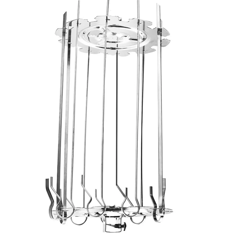 

Прочная жаровня для барбекю 25 см, нержавеющая сталь, серебряные гриль, шампуры, электрическая духовка для гриля на 360 градусов