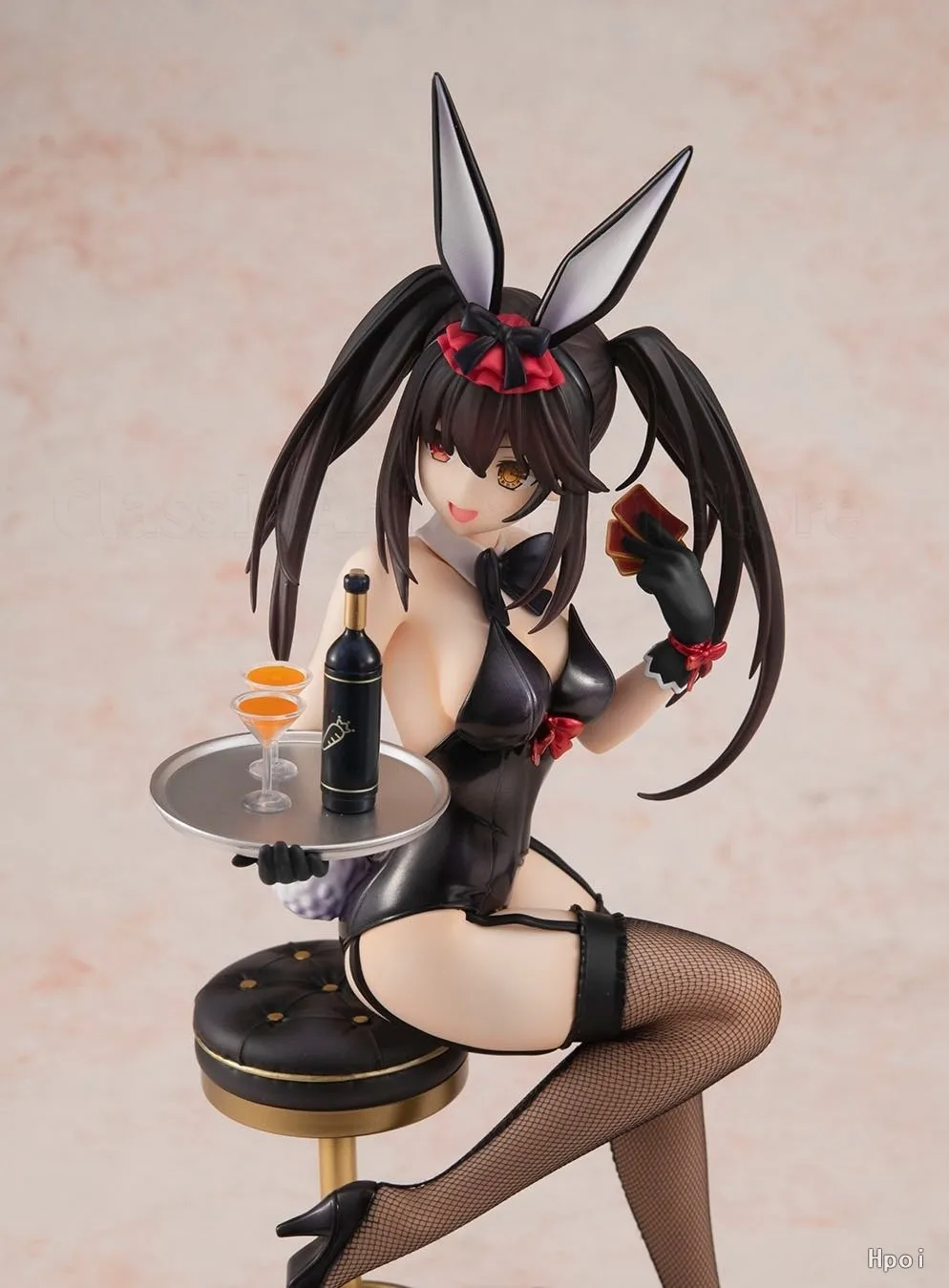 

【Оригинал】KADOKAWA KDcolle DATE A LIVE Kurumi Tokisaki Black Bunny Girl 1/7 Модель игрушки