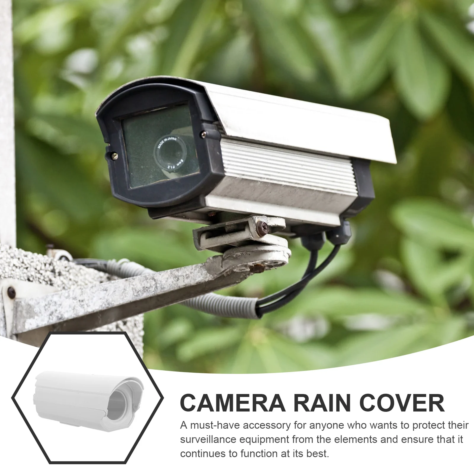 10 Inch Waterproof Dustproof Camera Cover Box Outdoor Security Camera Protector Housing Splashproof Plastic Shell For