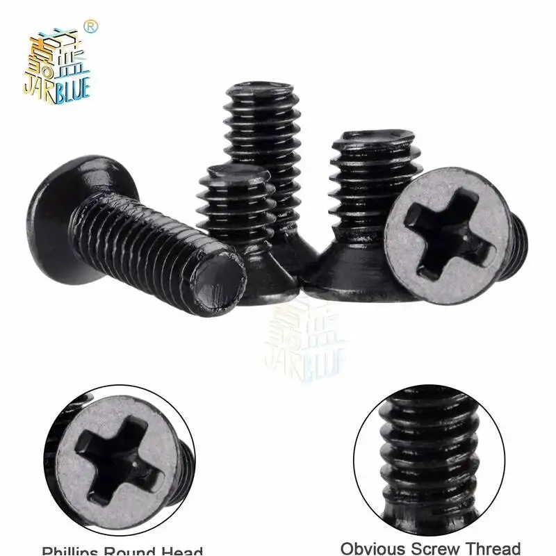 M2 M3 Screw Set KM2 Machine Laptop Screw Flat Head Phillips Drive Accessories for Repair Computer Electronic Laptop Screws Kit