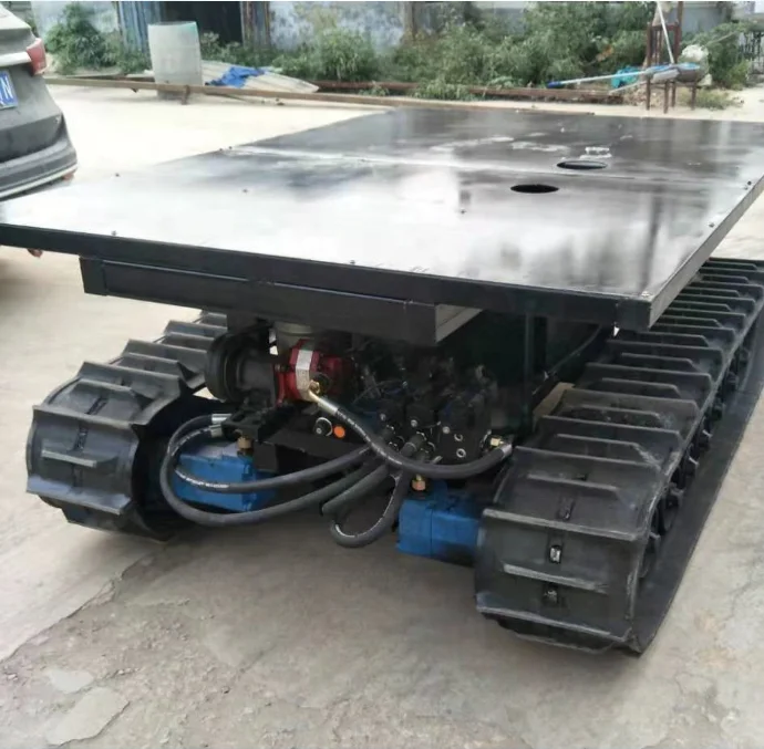 Customized small crawler crawler chassis for drilling rigs and mechanical engineering crawler chassis sales price