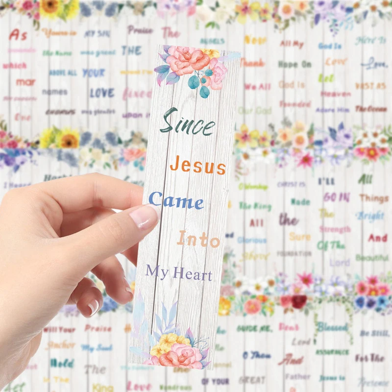 30pc Bible Verse Poetry Bookmarks Page Inspirational Markers For Marking The Reading Location