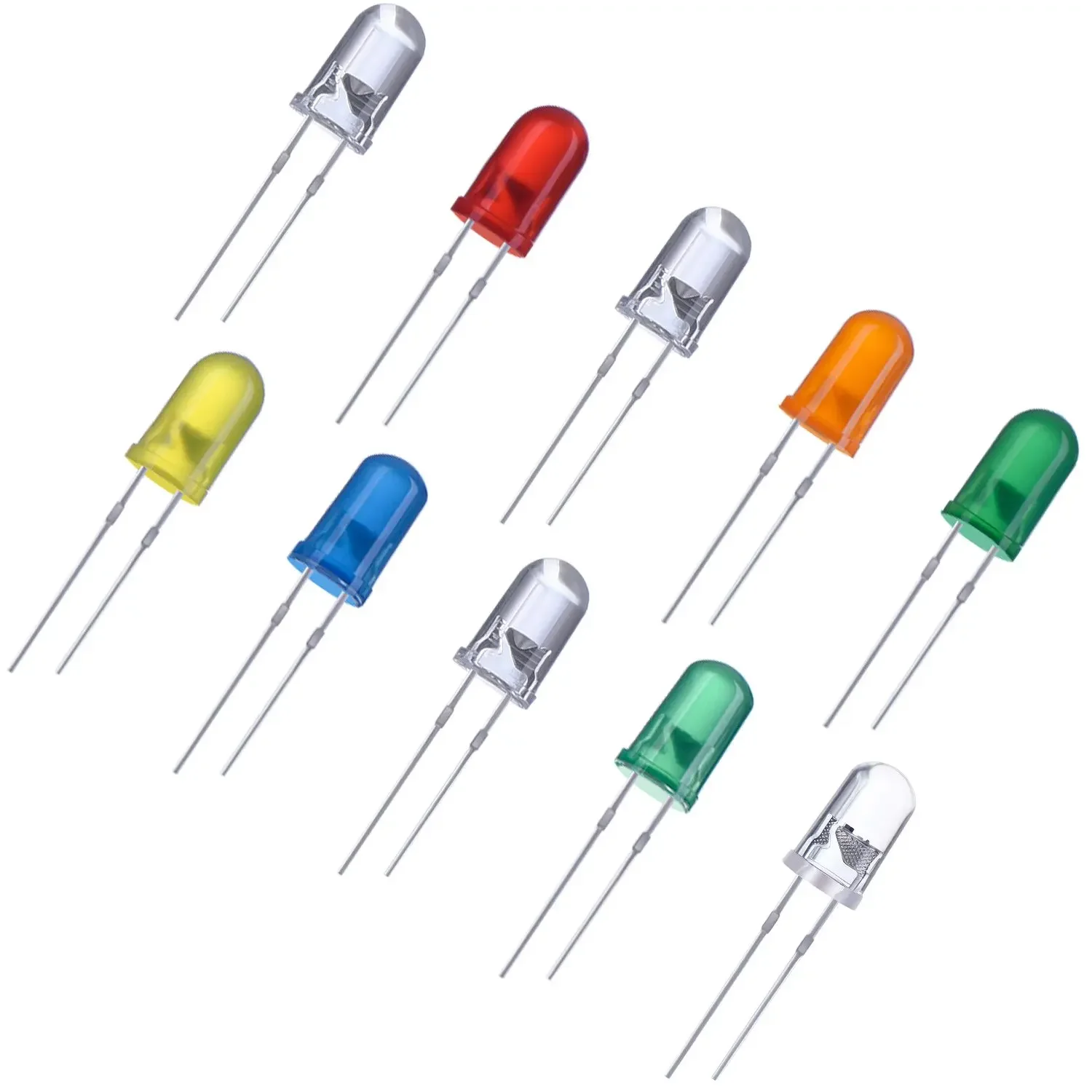 

100Pcs F5mm 1w Led Chip LED Diode Light Green Blue White Yellow Red COMPONENT DIY Kit Led Chip Led Diy