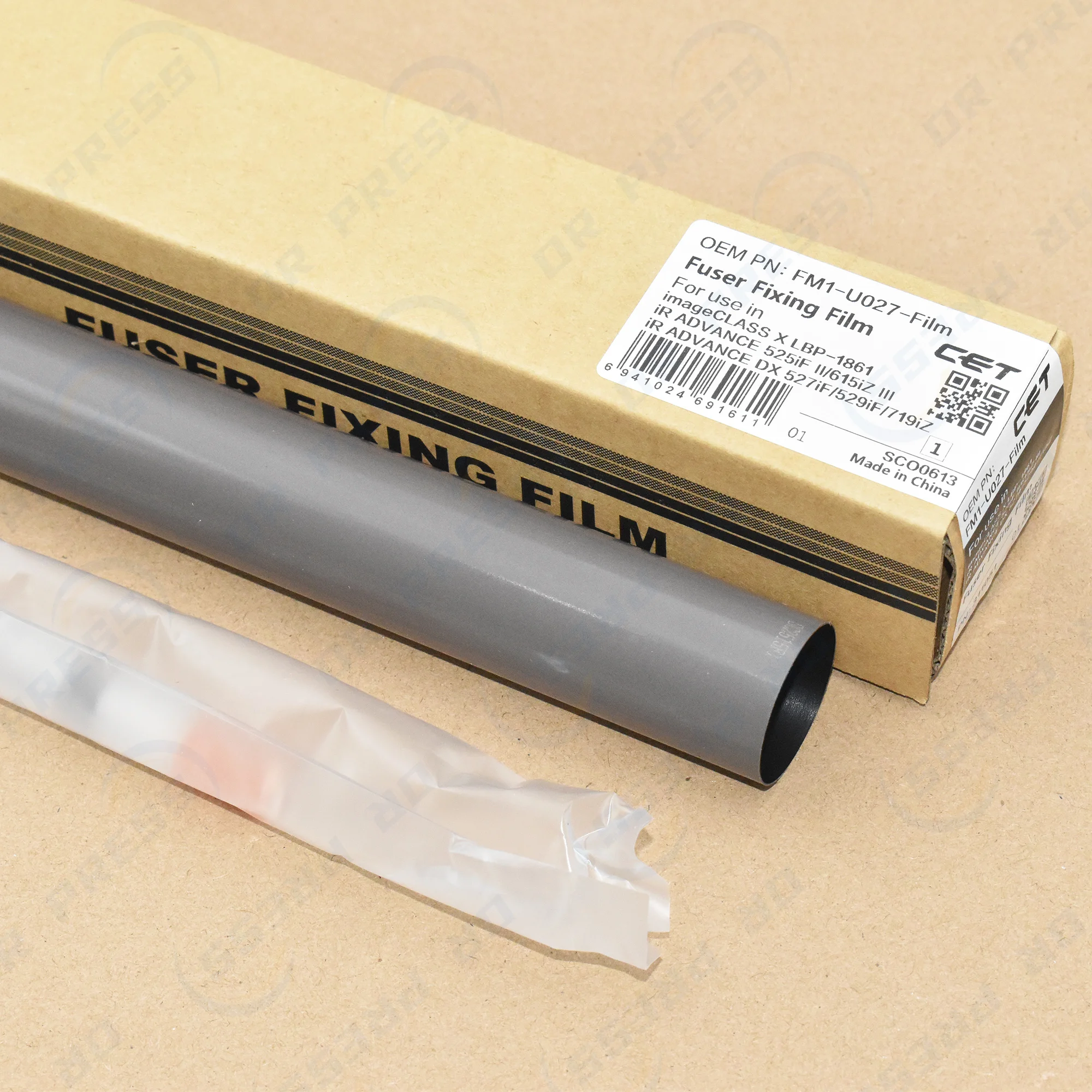 

Fuser Fixing Film for Canon iR ADVANCE DX 527 617 717 Heating Band Sleeve with Grease