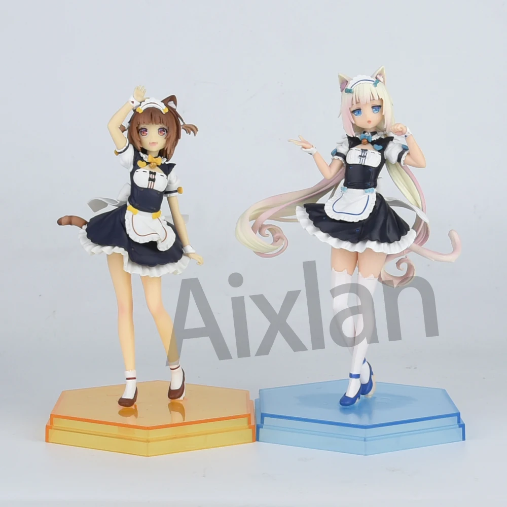 20cm NEKOPARA Anime Figure Chocola Vanilla Azuki Coconut Maple Cinnamon Pop Up Parade PVC Action Figure Sexy Girl Figurine Toys