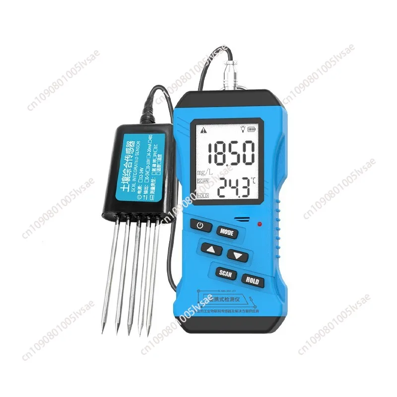 7 in 1 Rapid Soil tester Meter Nitrogen Phosphorus Potassium N P K pH Humidity Moisture Nutrient Conductivity Tester EC Meter