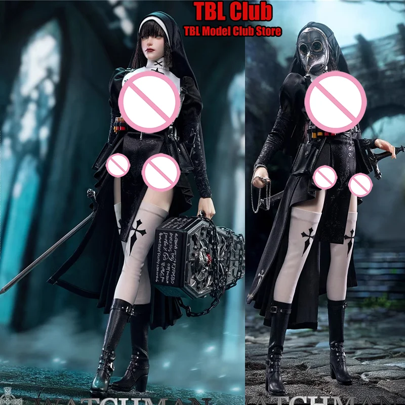 

LS2025-02A Фигурка солдата-монахини Софии в стиле темной религиозной эстетики, масштаб 1/6, 12 дюймов, полный комплект, в наличии, люкс-издание