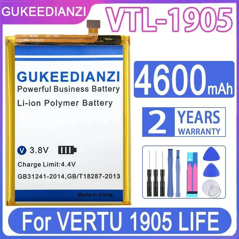 

Environmentally Friendly Vtl-1905 4600Mah High-Efficiency Mobile Phone Battery For Vertu 1905 Life