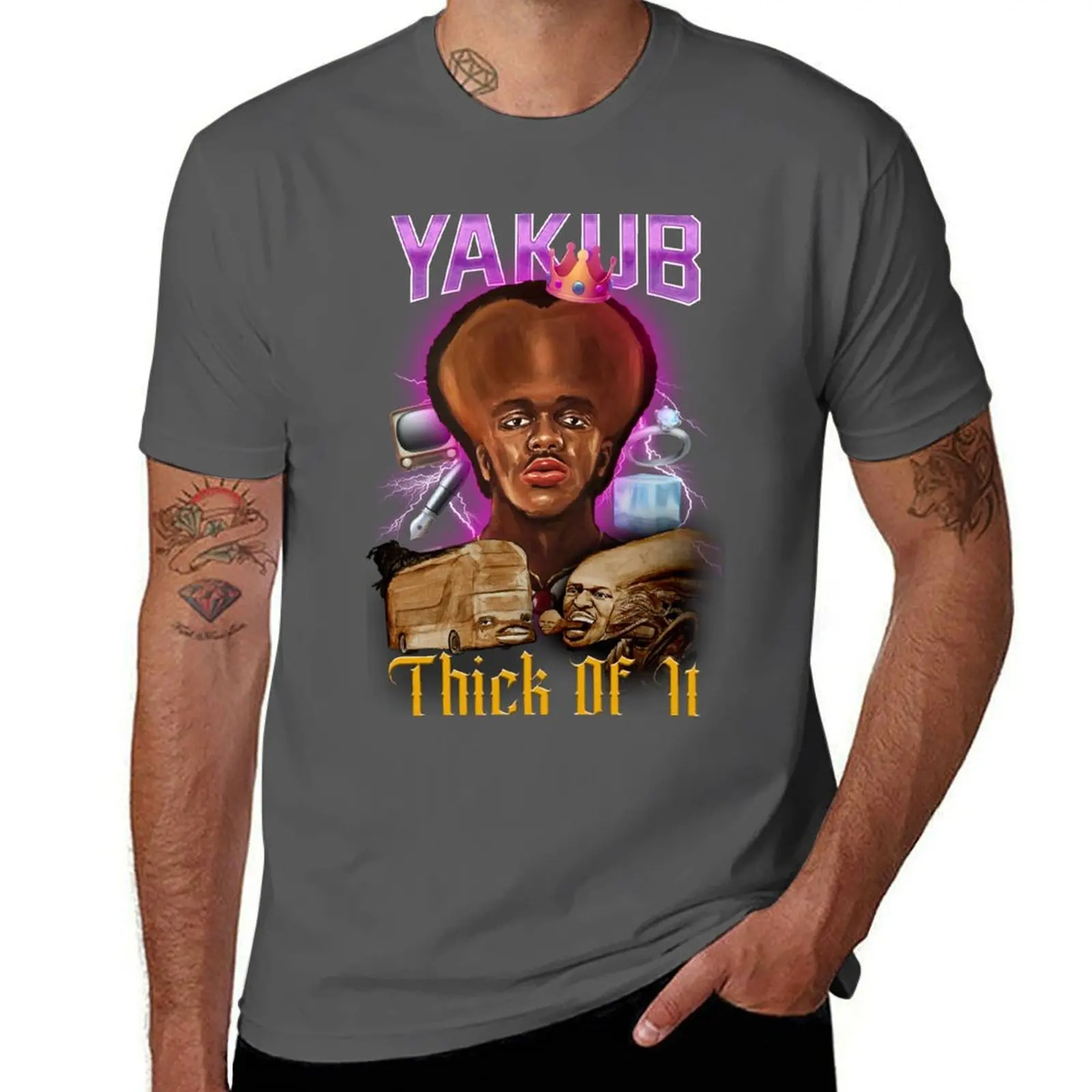 

KSI Yakub (thick of it) T-Shirt man t shirt graphic cotton t shirt pack T-Shirt