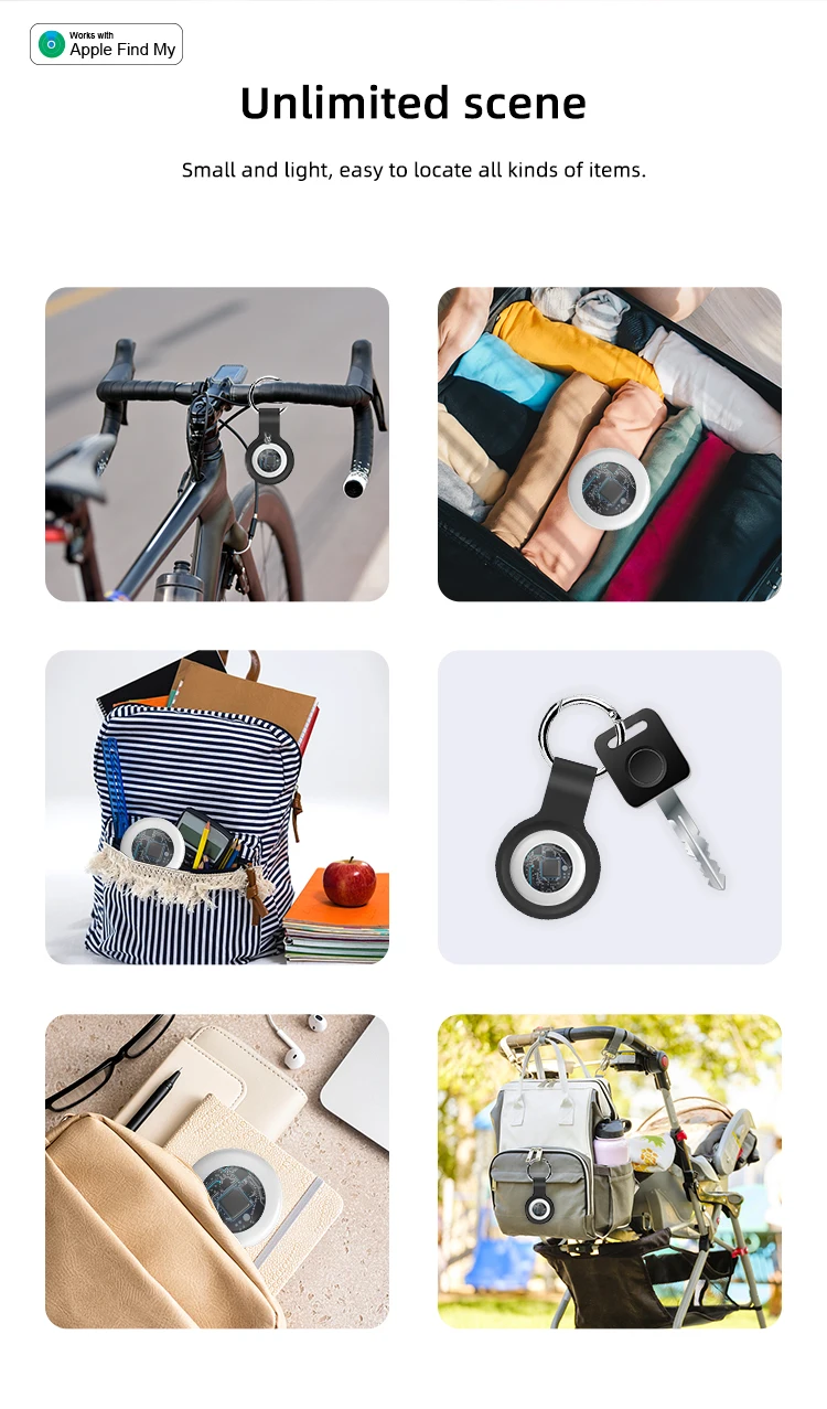 Timethinker Mini Tracking Device For Apple Find My Key Smart iTag Child Finder Pet Car GPS Lost Tracker Smart Bluetooth Tracker