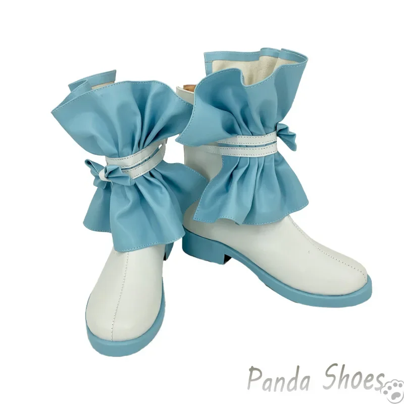 Shiina Niki Cosplay Shoes Anime Game Ensemble Stars Cos Blue Boots Comic Cosplay Costume Prop Shoes for Con Halloween Party