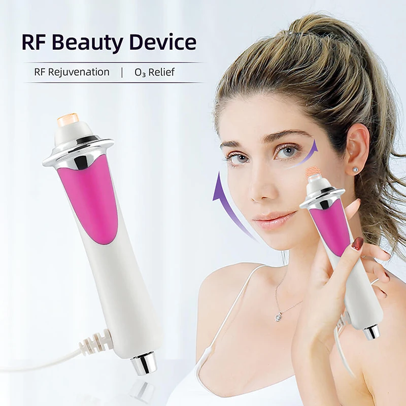 جهاز العناية بالوجه يعمل بموجات الراديو تردد شد الوجه EMS مايكرو الحالي شد الجلد المضادة للتجاعيد تجديد الجلد الجمال قلم أكسجين #2