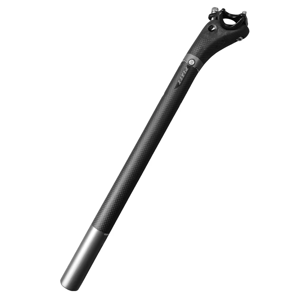 Carbon Seatpost 27.2//30.8/31.6mm matte 3k Carbon Fiber MTB/Road Bicycles Carbon Fiber seat post Light seat tube350/400mm