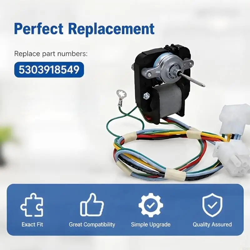   Quiet Operation Replacement Refrigerator Evaporator Fan Motor Repair Kits For 5303918549 241854301 Quick Repair Solution