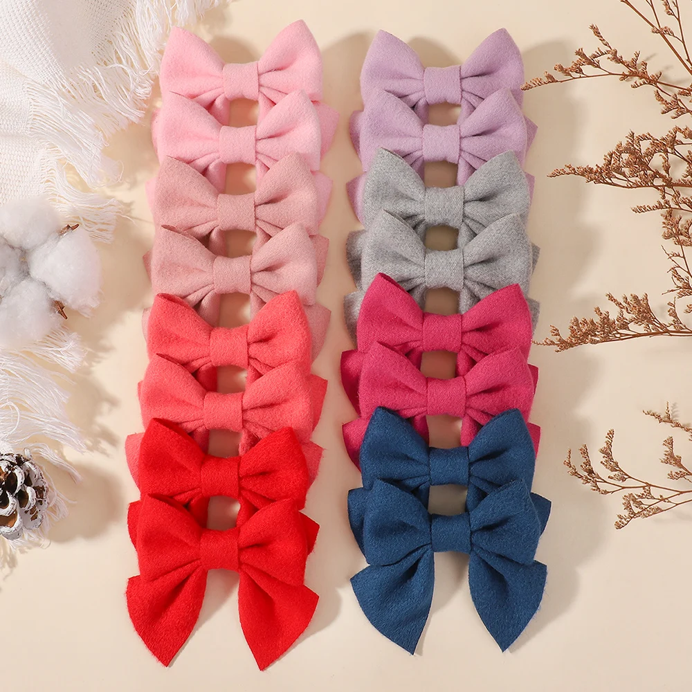 

16 шт. банты для волос случайного цвета с зажимом для милых маленьких девочек, бутиковая заколка для волос, заколки для волос ручной работы, головные уборы, аксессуары для волос