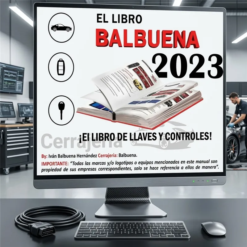 

Car Software Balbuena 2023 Excellent Manual For Locksmiths The Book Of Keys And Control Spanish Ei Libro De Llaves Y Controles