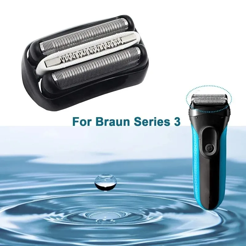 32B/21B Replacement Shaver Head for Braun Series 3 3000s 3010s 3020s 3030s 3040s 300s 301s 310s 320s 330s 340s Electric Shaver