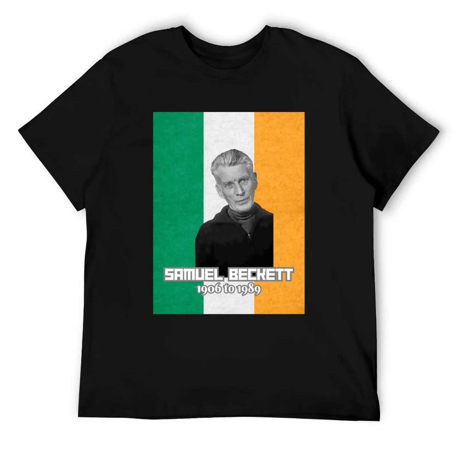 

Samuel Beckett Famous Irish Novalist T-Shirt printed t shirts for man cotton t shirts high quality T-Shirt